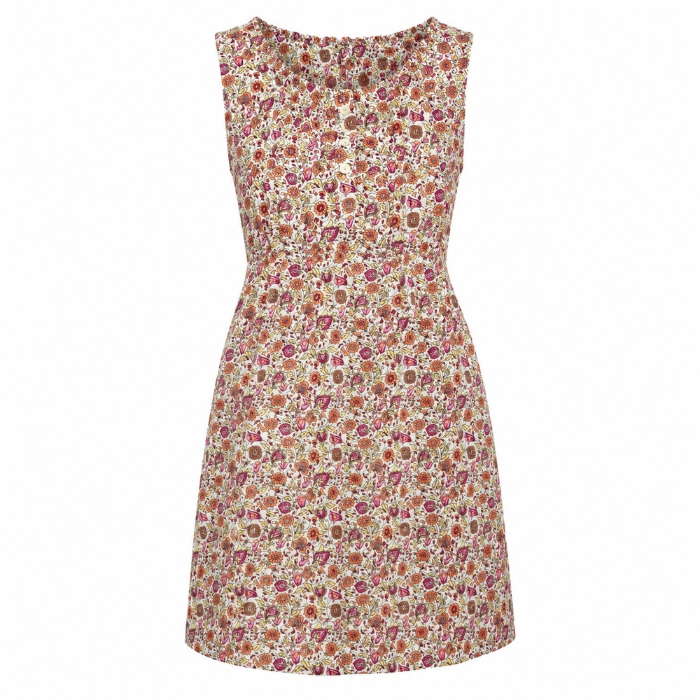 Vintage Expressions Whimsical Cotton Dress Women Size 10 Soft Girl Country Chic